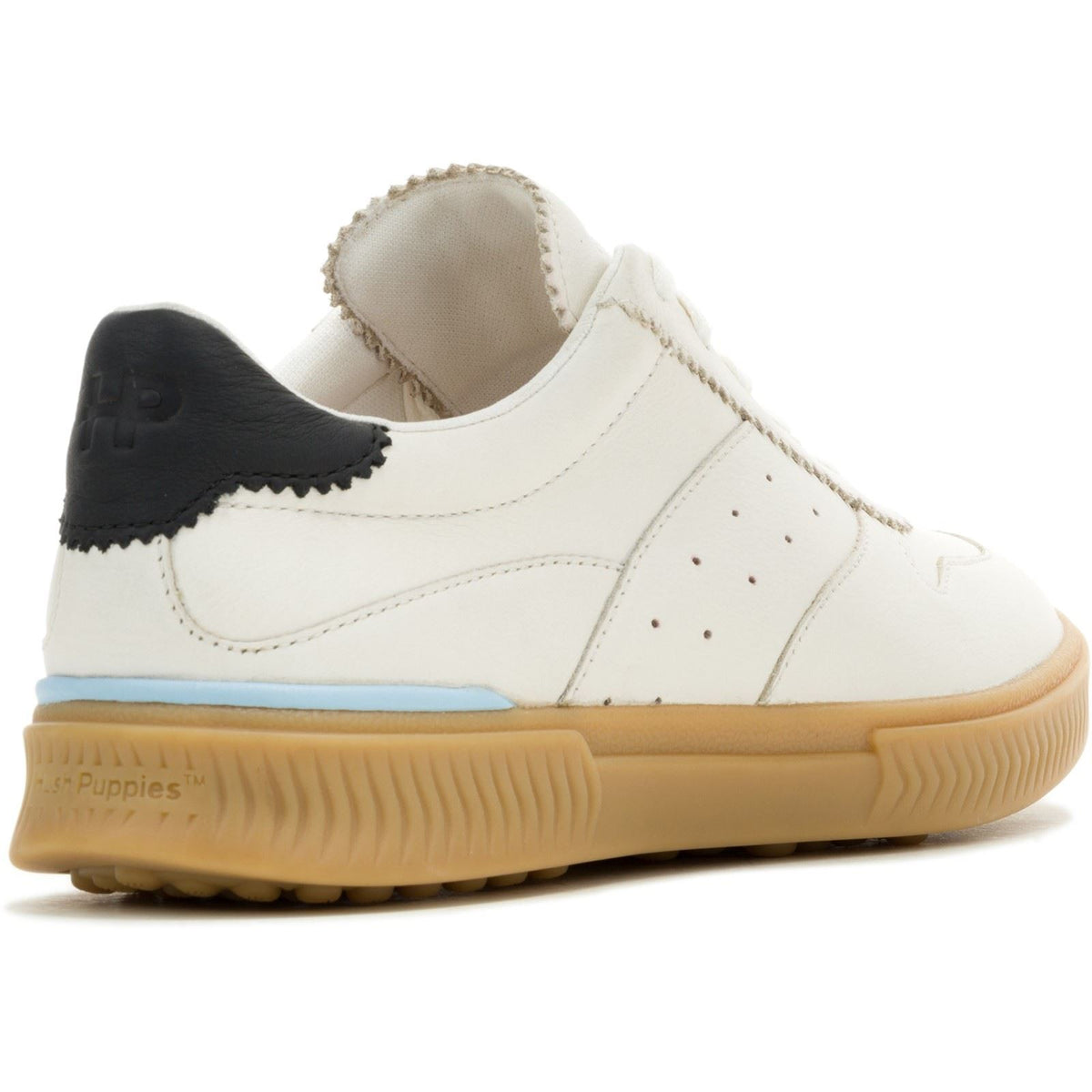 Hush Puppies Mae Leather Women's White Trainers