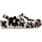 Crocs Classic Pop Petals EVA Girl's Summit White/Black Casual Shoes - Clogs