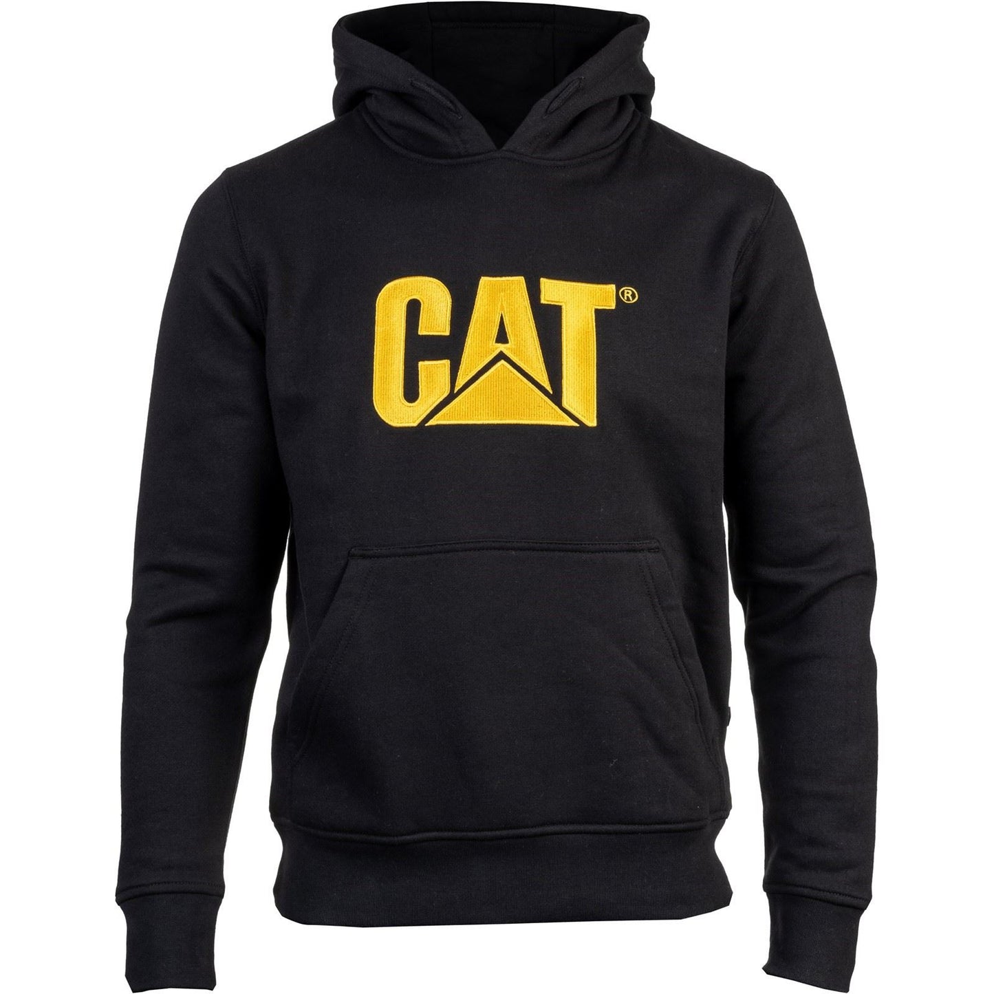 Caterpillar Men's Trademark Hooded Sweatshirt in Black