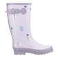 Cotswold Wildflower Tall Rubber Women's Lilac Wellington Boots