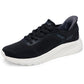 Skechers BOBS Sport Squad Chaos Solid Step Textile Men's BLACK Trainers