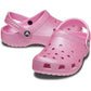 Crocs Classic Glitter Thermoplastic Kids Pink Tweed Glitter Loafers