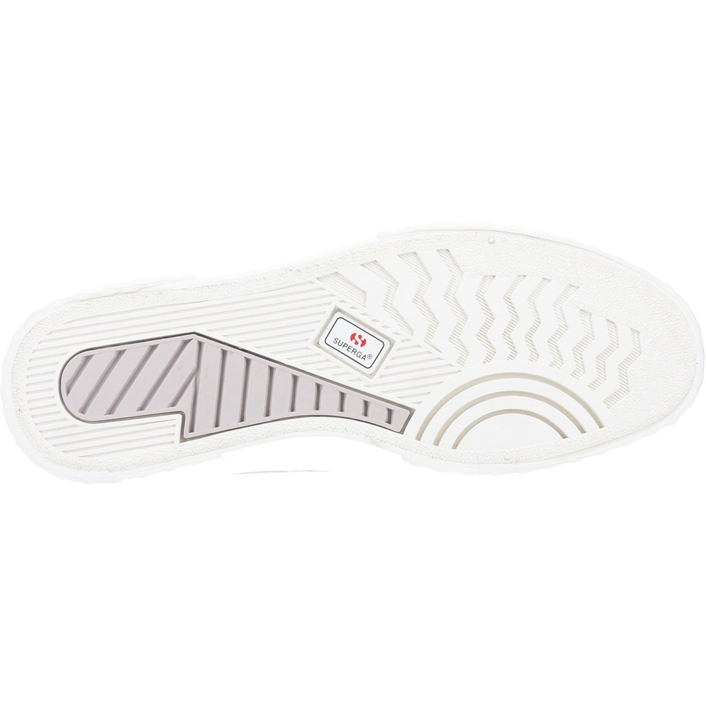 Superga Women's 2630 Stripe Trainer in Grey Colomba