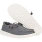 HEYDUDE Women's Wendy Canvas Shoe in Dark Grey