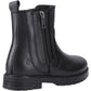 Hush Puppies Liana Leather Youth Black Boots