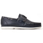 Base London Men's Stern Boat Shoe in Navy