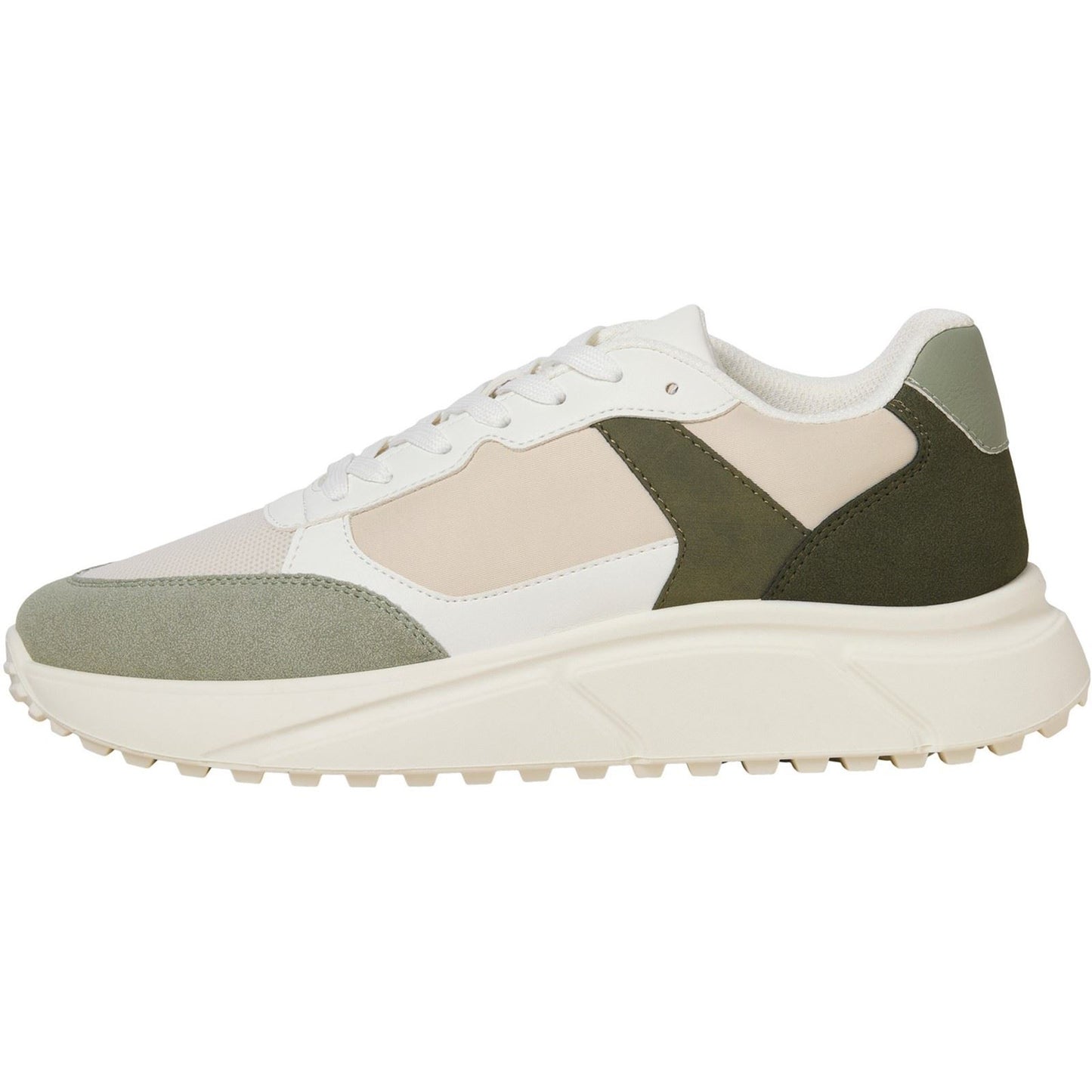 Jack & Jones Aspire Runner Polyurethane Men's White Seagrass / Bronze Green Trainers