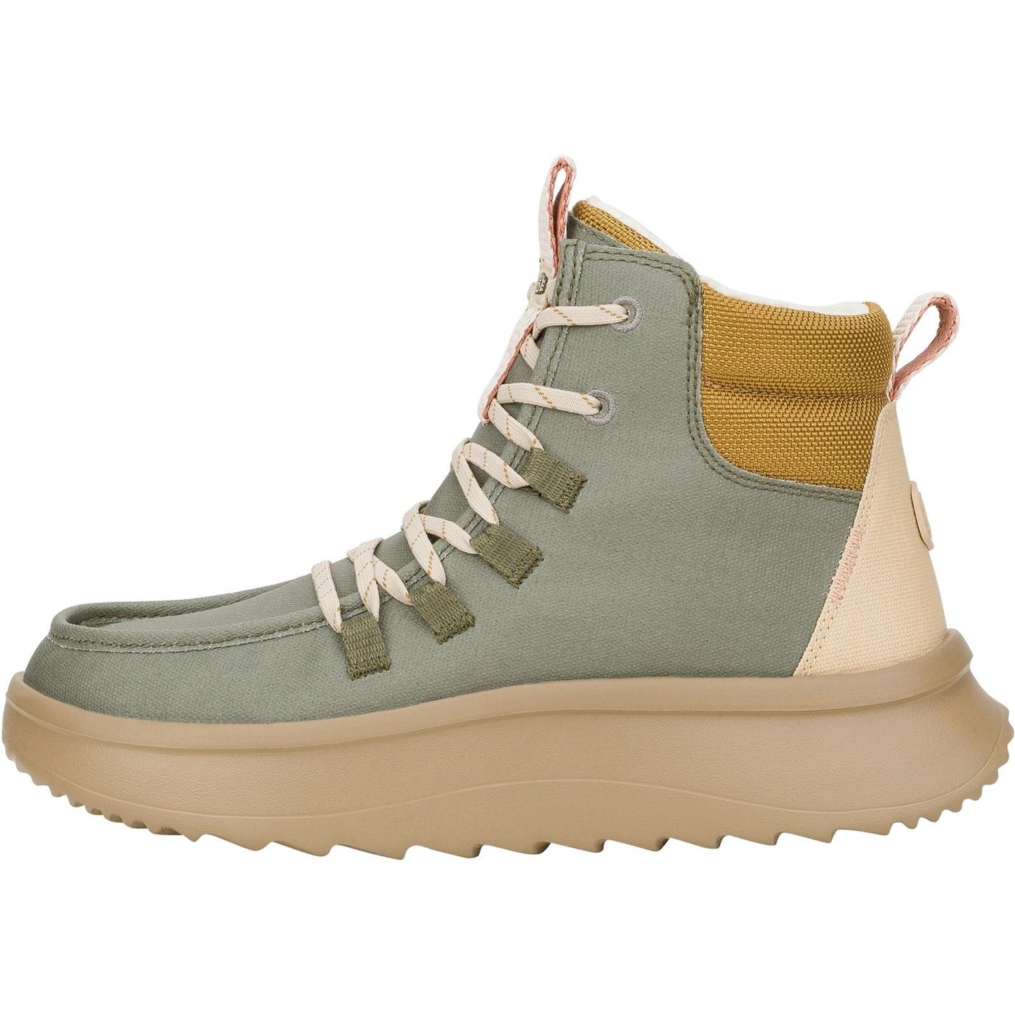 HEYDUDE Women's Wendy Peak Apres Ankle Boots in Olive