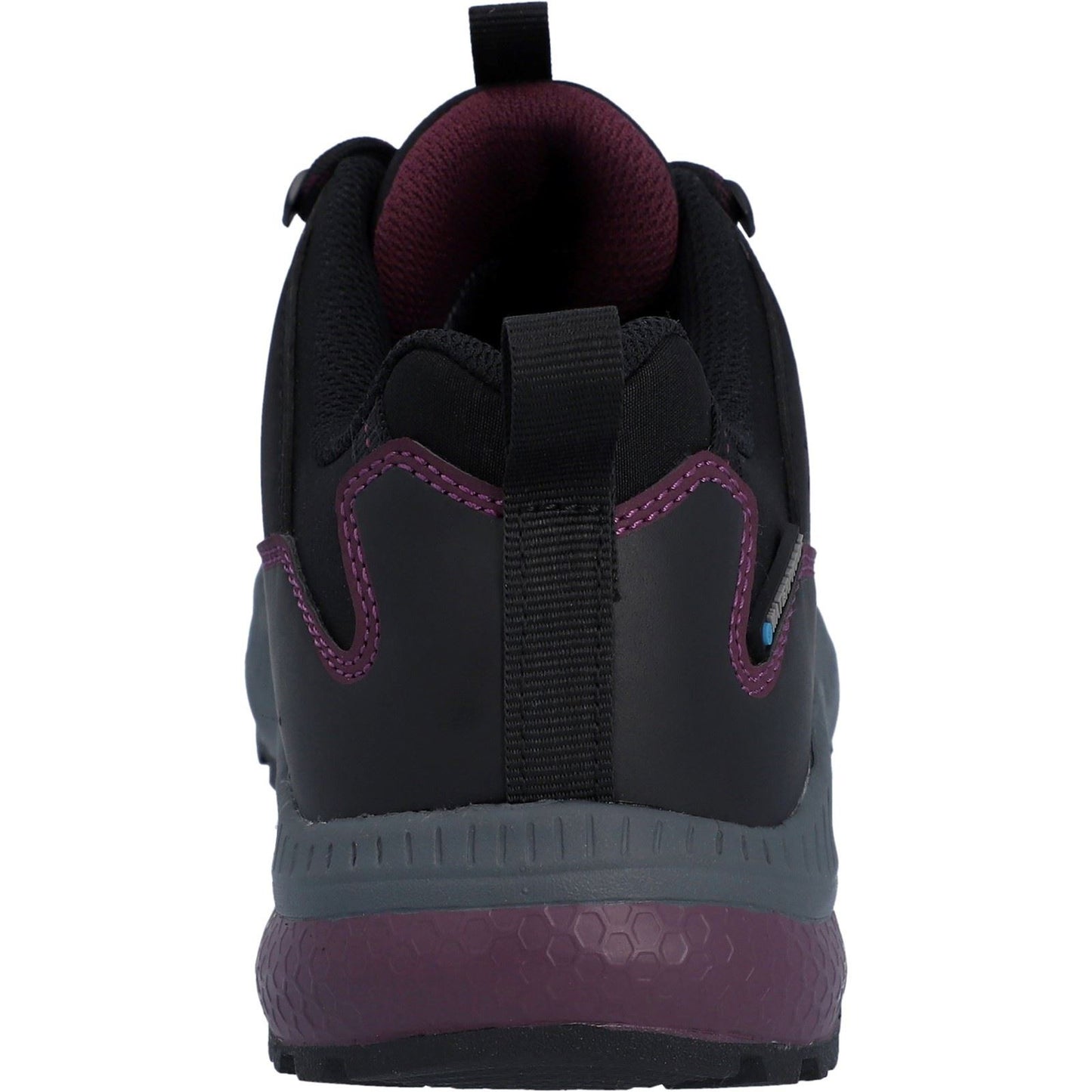 Hi-Tec Stealth Low Womens Polyester Women's Black/Purple Hiking Boots