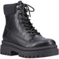 Rocket Dog Danie Faux Leather Women's Black Heeled Mid Calf Boots