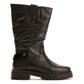Osprey London The Gabarron Leather Women's Black Boots