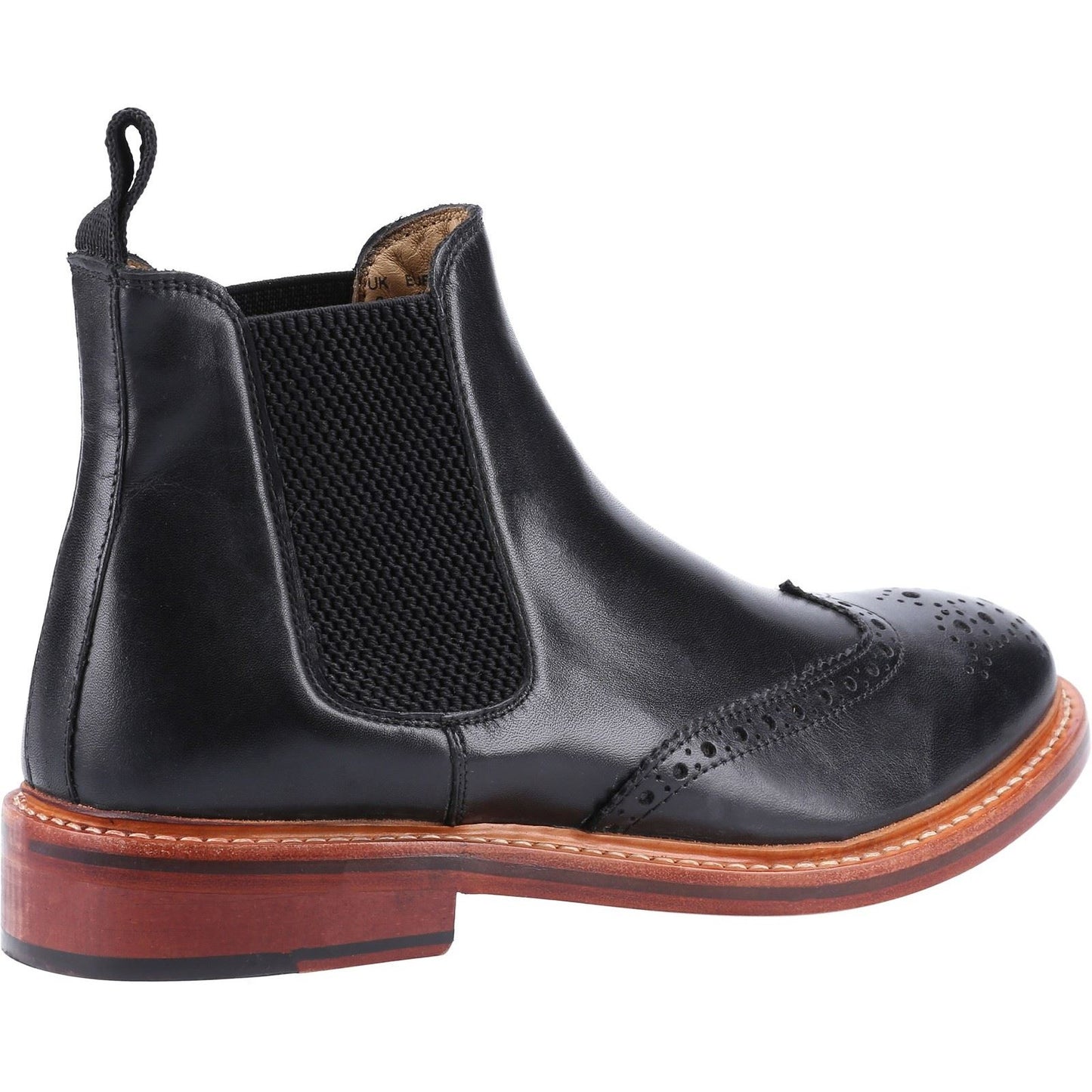 Cotswold Men's Siddington Leather Goodyear Welt Boot in Black