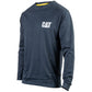Caterpillar Men's Trademark Banner Long Sleeve T-Shirt in Dark Marine