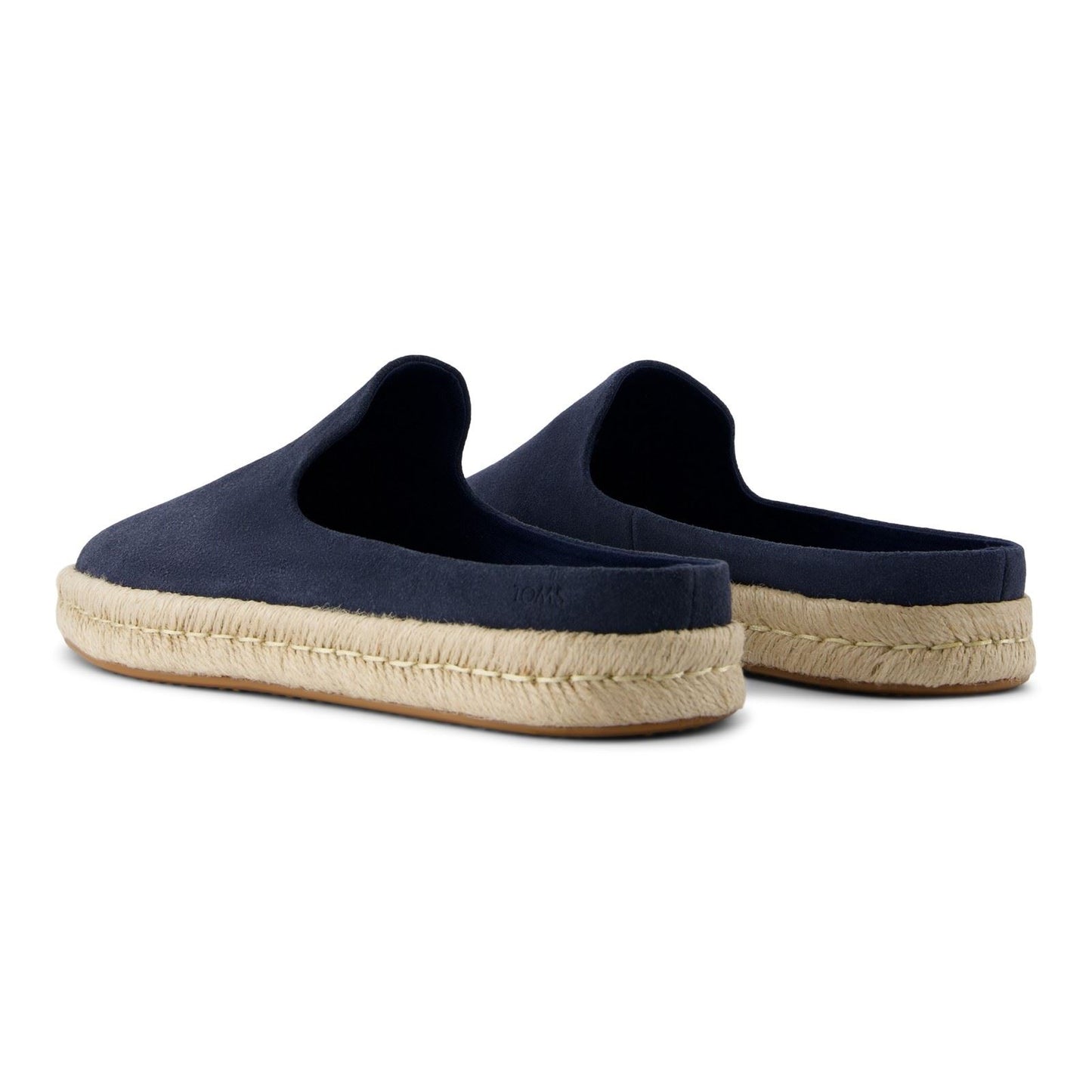 TOMS Santiago Mule Leather Men's Navy Mules