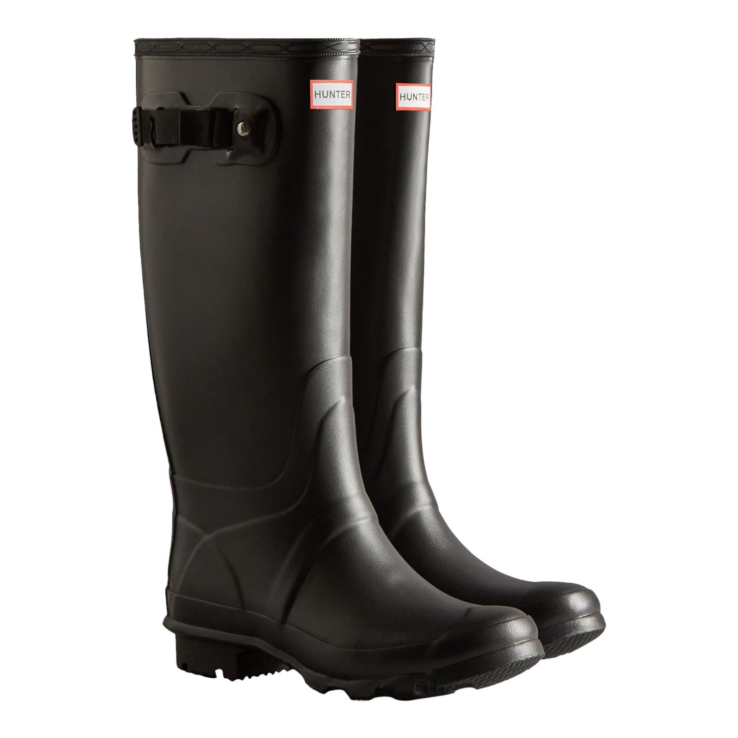 Hunter Women's Huntress Wide Leg Wellington Boots in Black