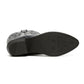 Osprey London The Louisiana Leather Women's Black/Gunmetal Boots