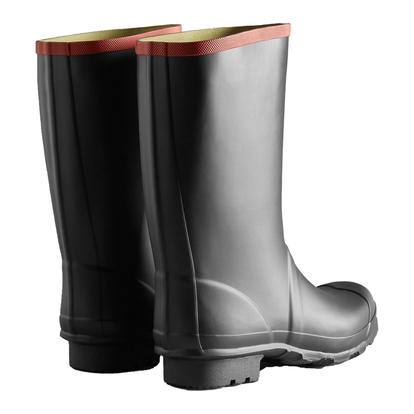 Hunter Unisex Argyll Short Knee Wellington in Black