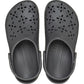 Crocs Classic Floral Cut Out Thermoplastic Black Sand Clogs