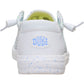 HEYDUDE Wendy Stretch Polyester Women's White/Multi Loafers
