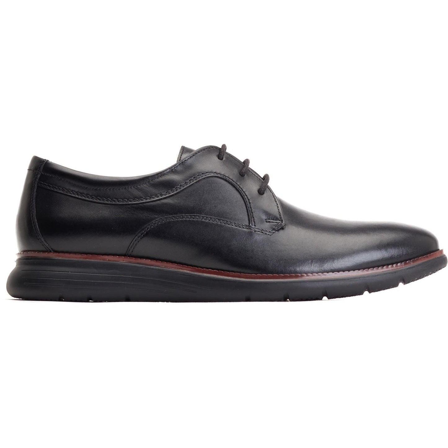 Base London Men's Wing Derby in Black