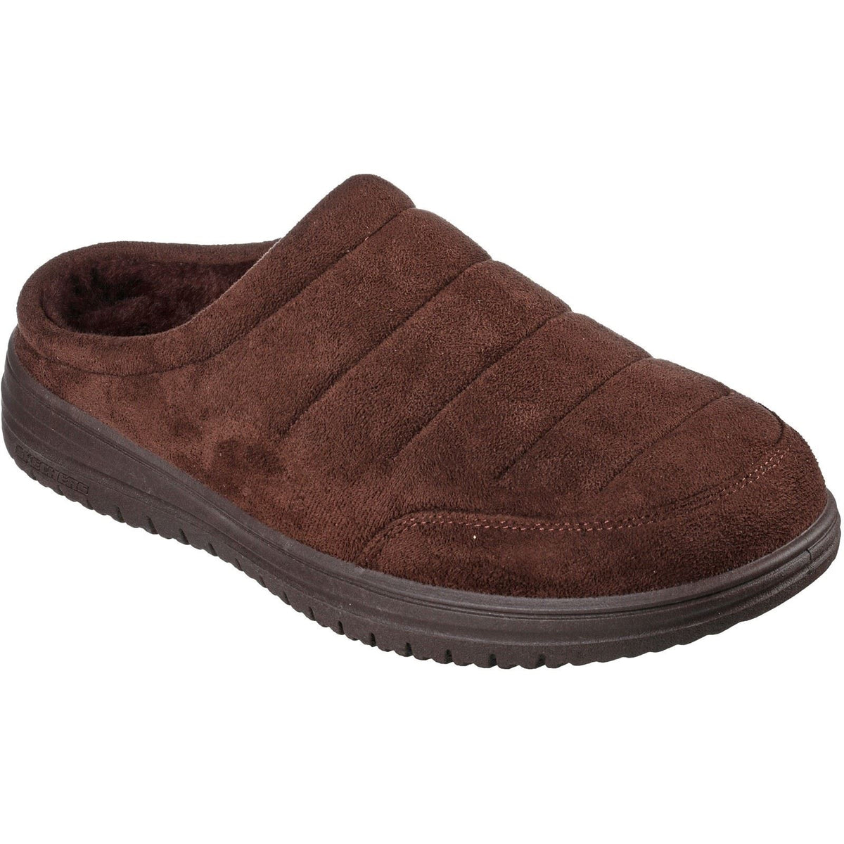Skechers Relaxed Fit: Murette - Garvanza Microfiber Men's Chocolate Mules