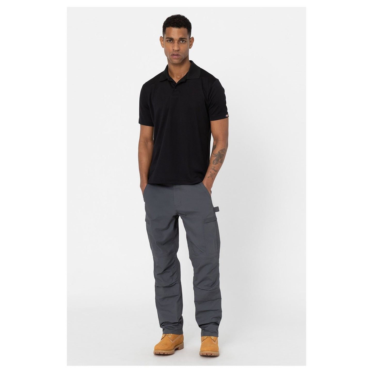Dickies Men's Everyday Polo Shirt in Black