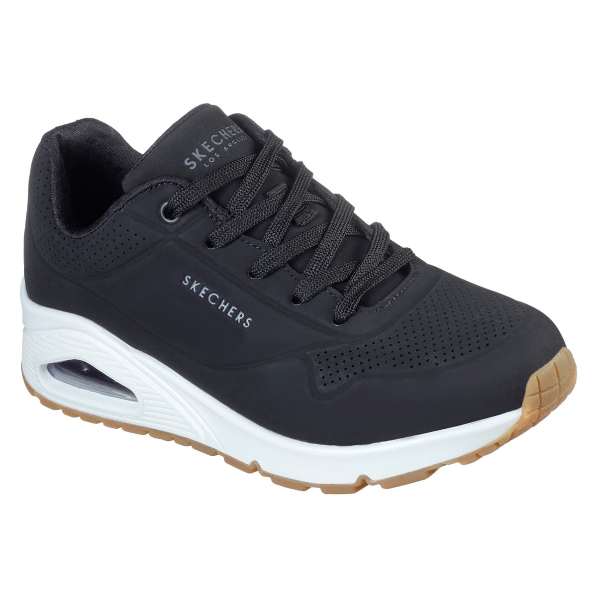 Skechers Women's Uno Stand On Air Sports Shoes in Black