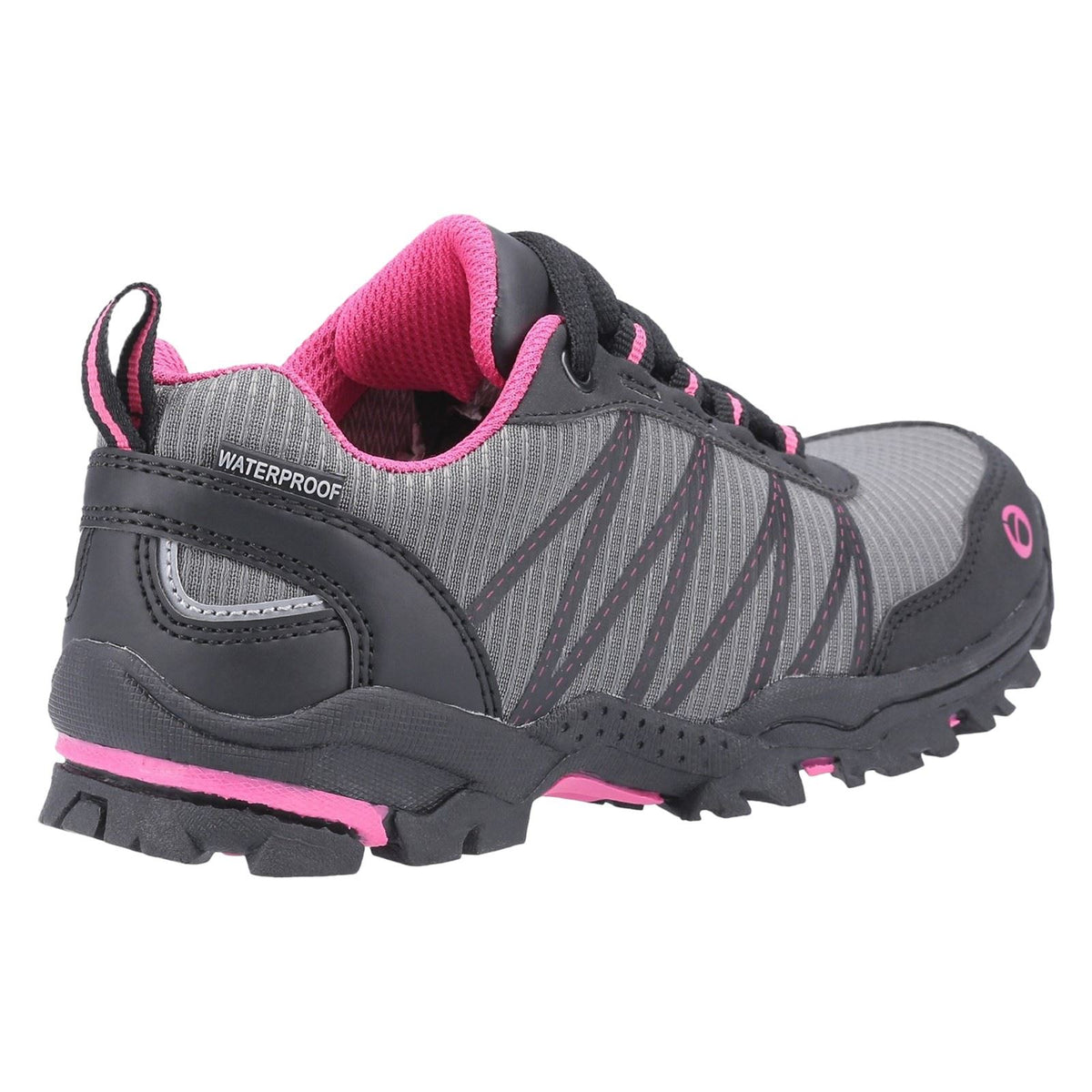 Cotswold Littledean Nylon Girl's Pink/Grey Hiking Boots