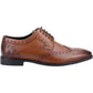 Hush Puppies Men's Elliot Brogue School Shoe in Tan