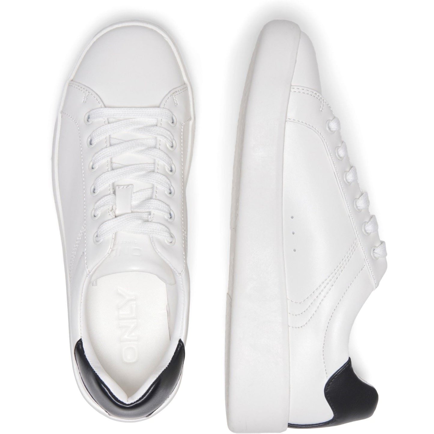 ONLY SOUL-4 Polyurethane Women's White/Black Trainers