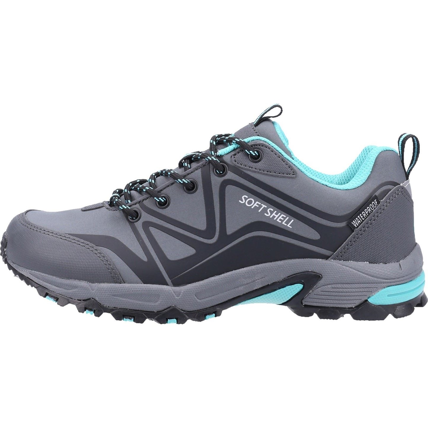 Cotswold Women's Abbeydale Low Hiker in Grey/Black/Aqua