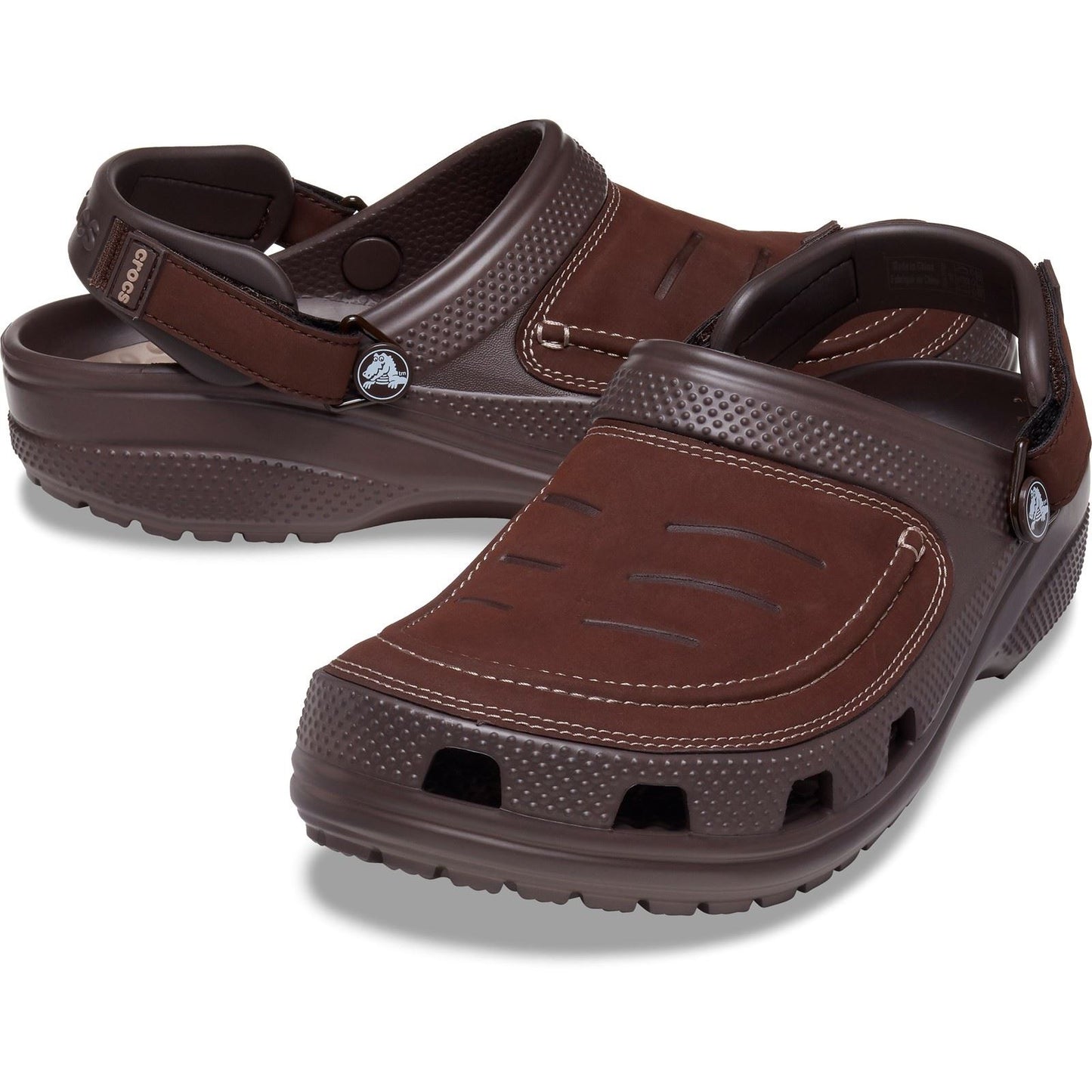 Crocs Men's Yukon Vista II Clog in Espresso/Mushroom