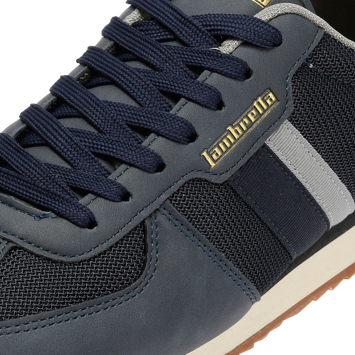 Lambretta Diego Men's Navy/Charcoal Trainers