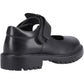 Hush Puppies Astrid Bow Leather Black Shoes