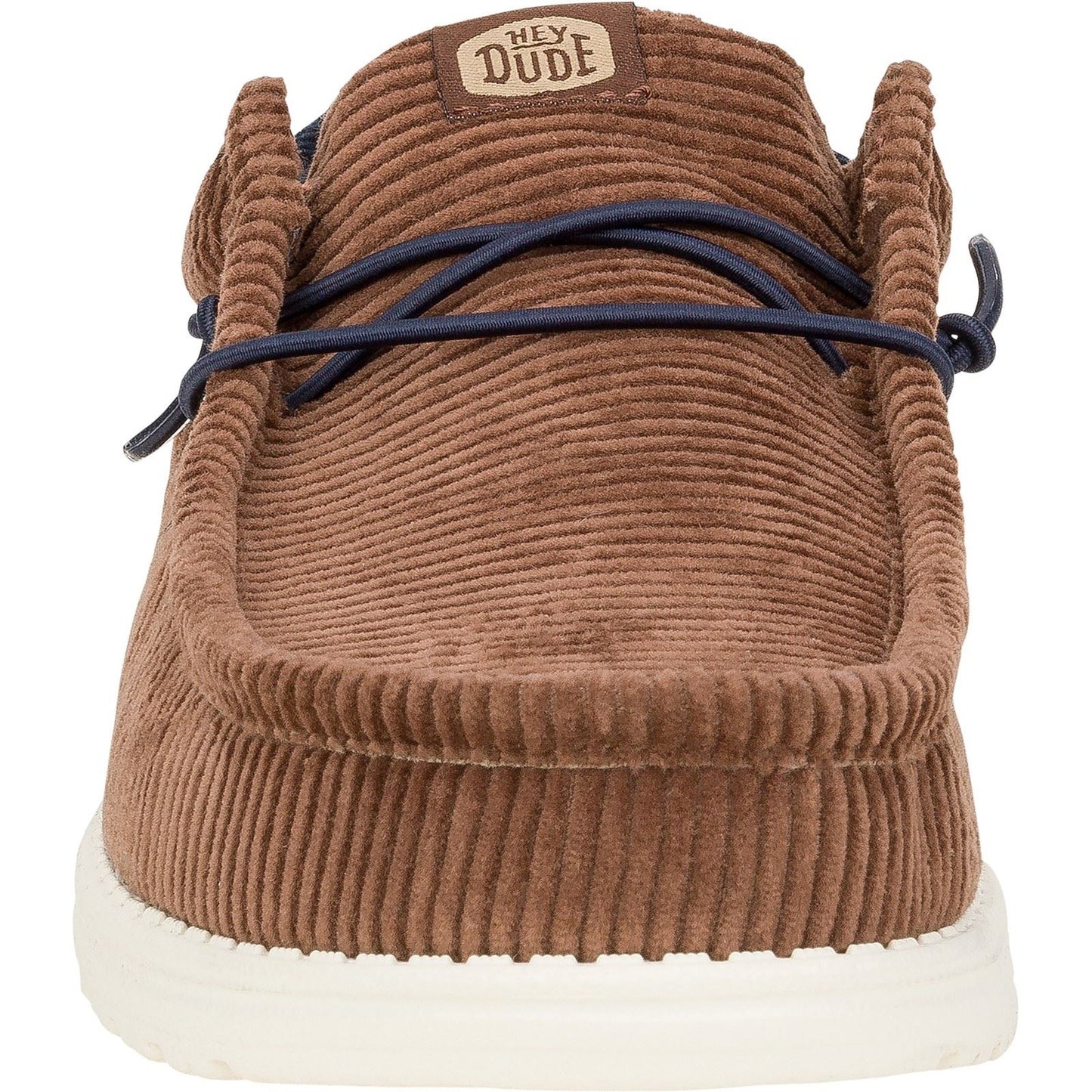 HEYDUDE Men's Wally Funk Corduroy Shoes in Espresso/Blue Jean