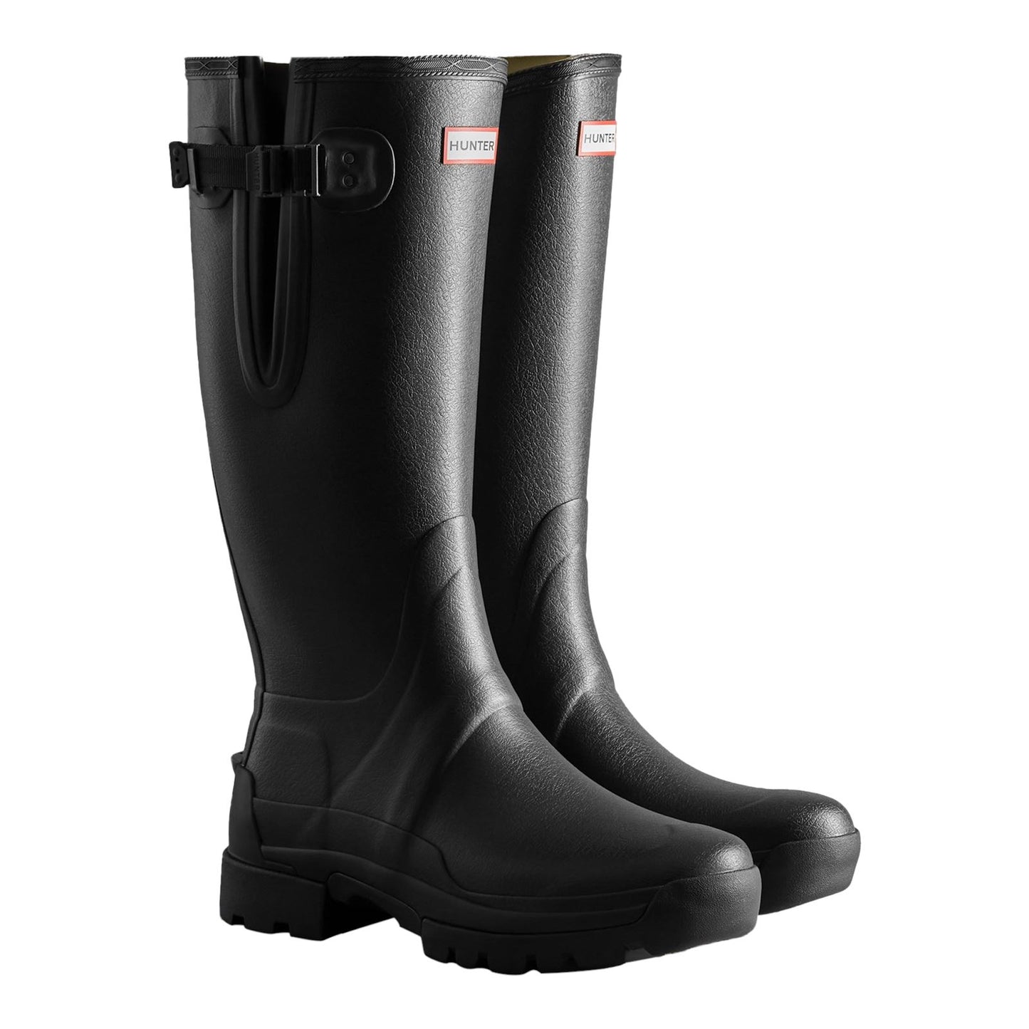 Hunter Men's Balmoral Adjustable Wellington in Black