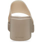 Crocs Brooklyn Slide Heel Women's Taupe Sandals
