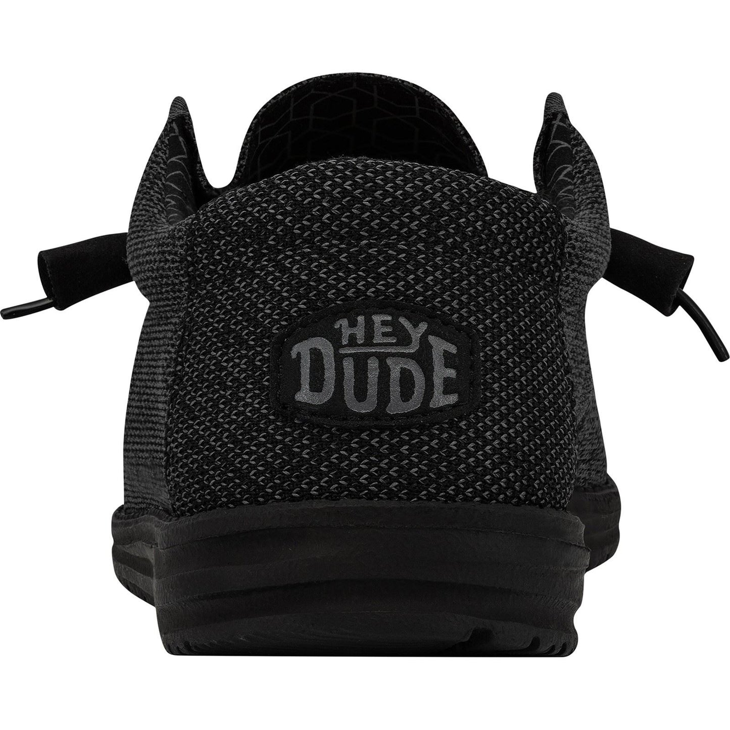 HEYDUDE Men's Wally Sox Shoe in Micro Total Black