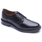 Base London Carter Leather Men's Black Derby Shoes