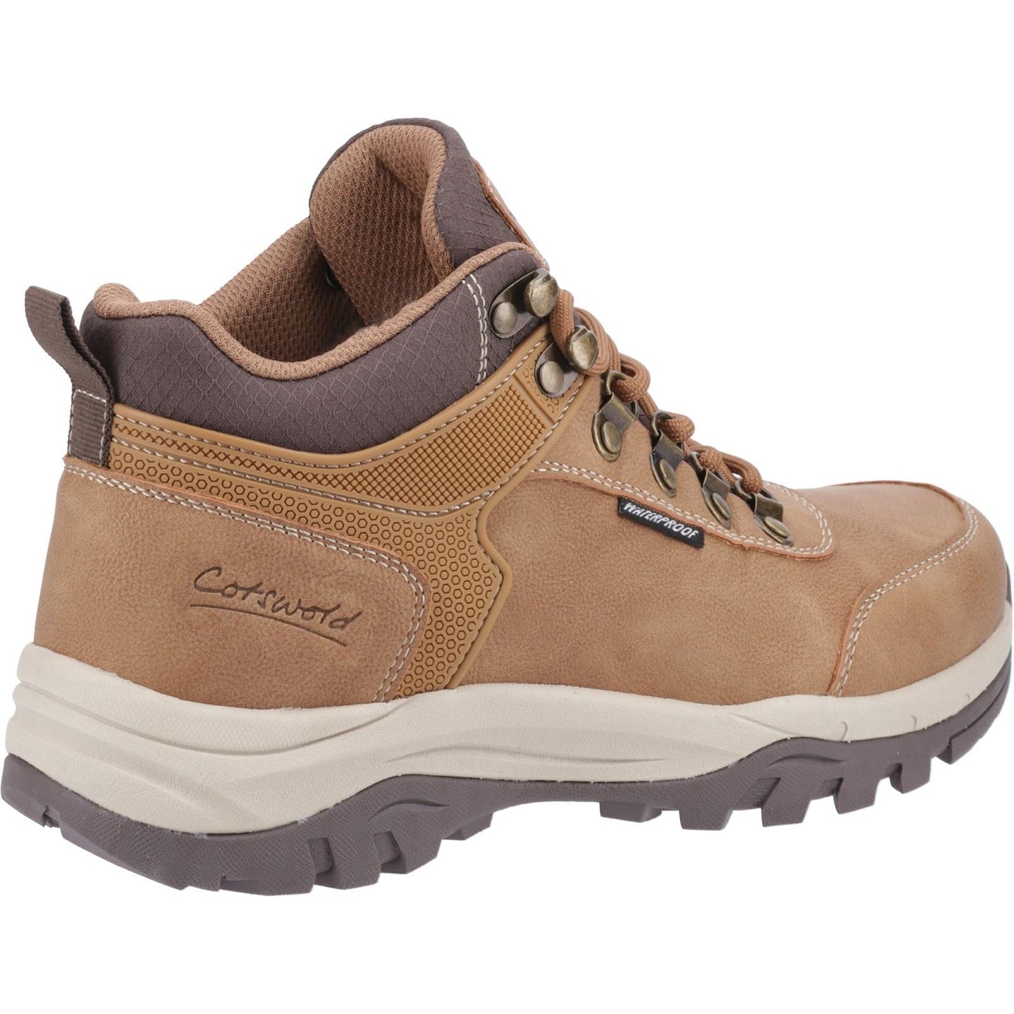 Cotswold Overbury Polyurethane Women's Tan Hiking Boots