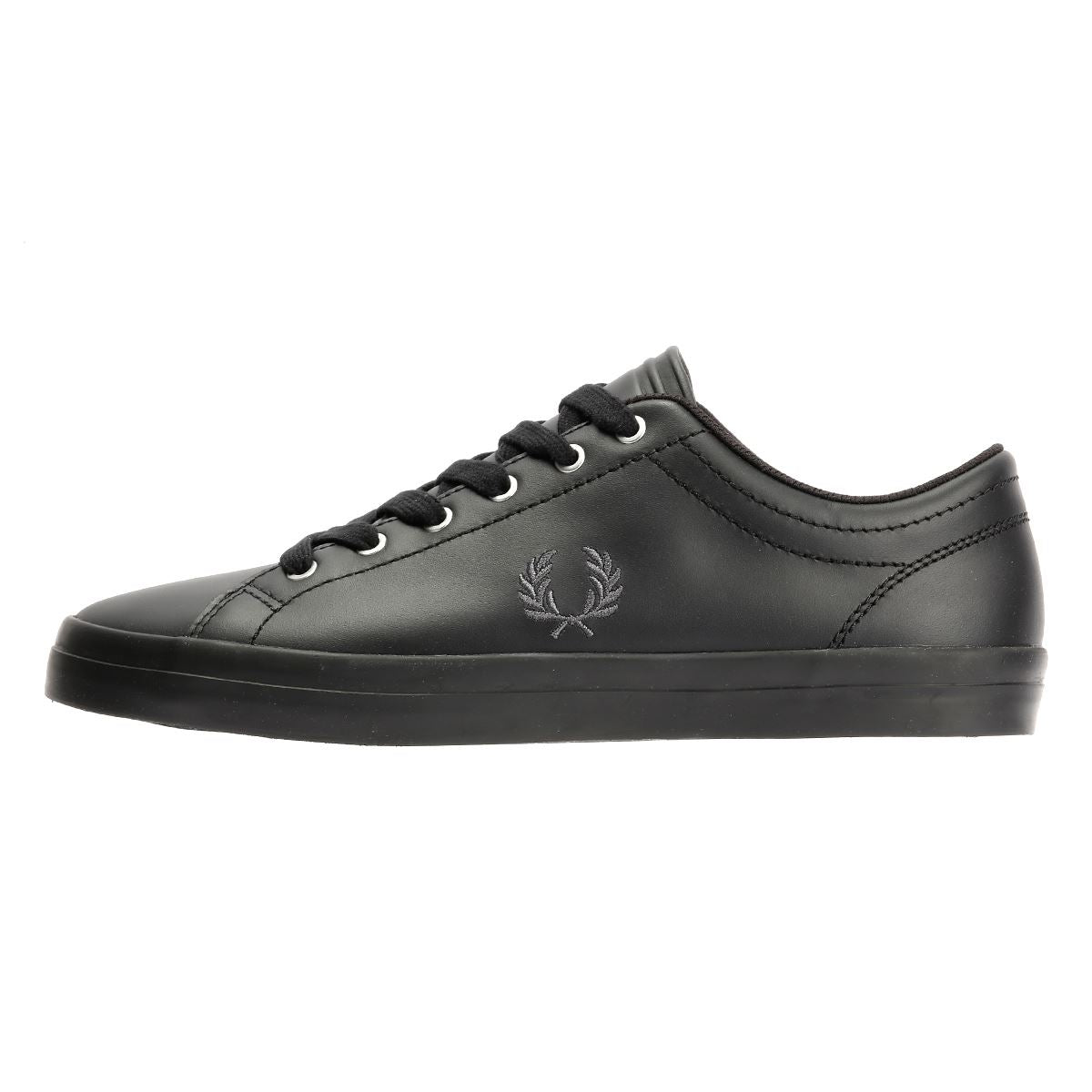 Fred Perry Baseline Leather Men's Black Trainers