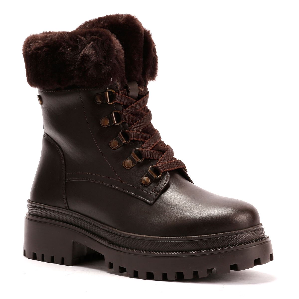 Osprey London The Budapest Leather Women's Chocolate Boots