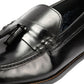 Ben Sherman Sid Brush Off Leather Men's Black Tassel Loafers