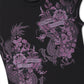 Ed Hardy Tattoo City Cap Sleeve Top Women's Black T-Shirts