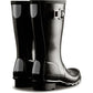 Hunter Junior Originals Gloss Boot Rubber Kid's Black Wellington Boots