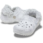 Crocs Classic Fleece Lined Kid Girl's Snow White Casual Shoes - Clogs