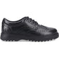 Hush Puppies Romeo Snr2 Leather Boy's Black Brogues