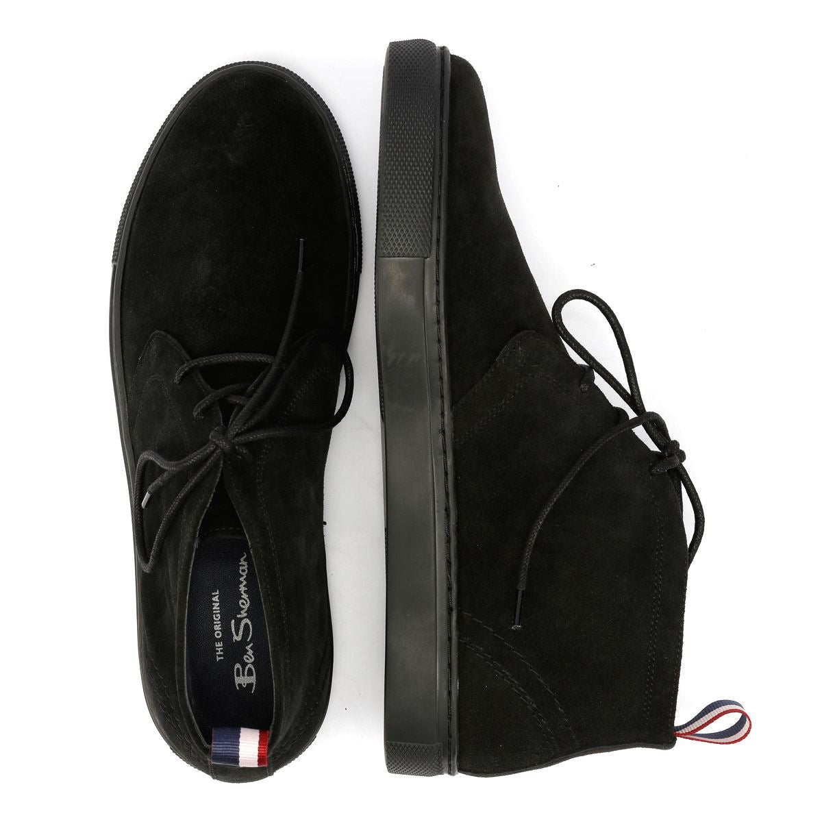 Ben Sherman - BS23508 MENS PARKA BOOT BLACK SUEDE
