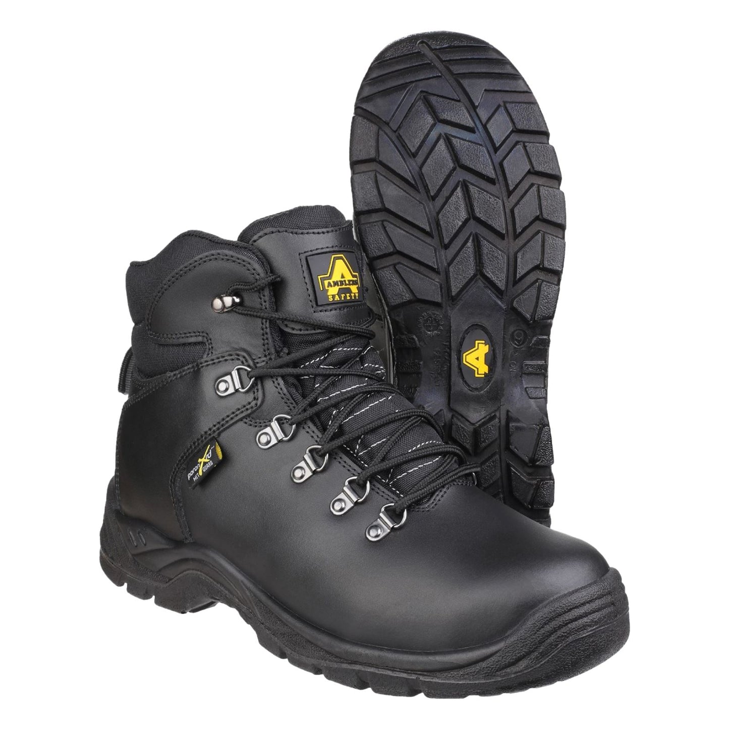 Amblers Safety Men's AS335 Poron XRD Internal Metatarsal Safety Boot in Black
