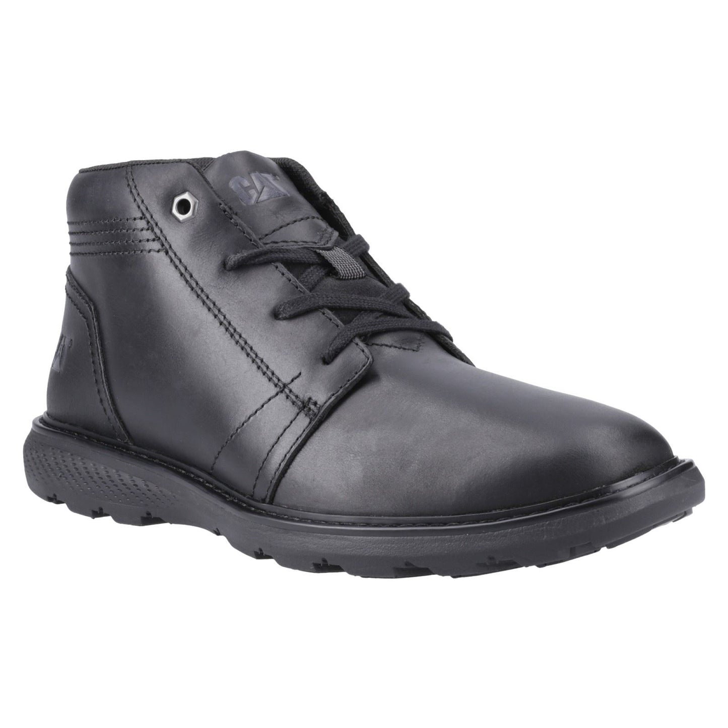 CAT Lifestyle Trey 2.0 Leather Men's Black Ankle Boots